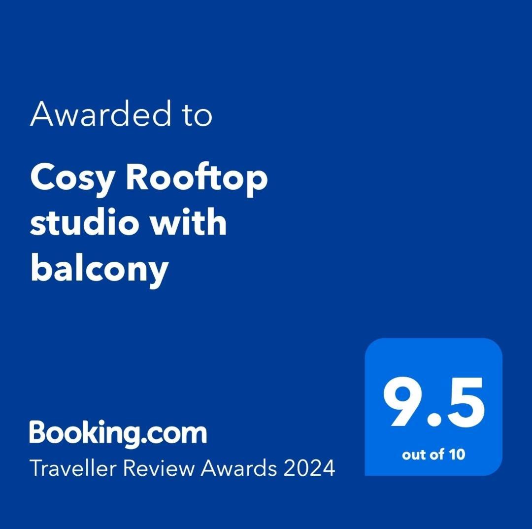 Cosy Rooftop Studio With Balcony Belgrád Kültér fotó